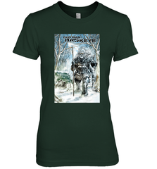 Marvel Old Man Hawkeye Comic Cover Women's Premium T-Shirt Women's Premium T-Shirt - skytshirtshop