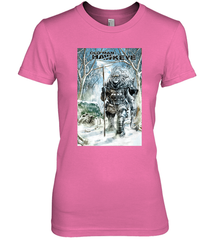 Marvel Old Man Hawkeye Comic Cover Women's Premium T-Shirt Women's Premium T-Shirt - skytshirtshop