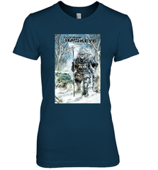 Marvel Old Man Hawkeye Comic Cover Women's Premium T-Shirt Women's Premium T-Shirt - skytshirtshop