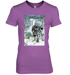 Marvel Old Man Hawkeye Comic Cover Women's Premium T-Shirt Women's Premium T-Shirt - skytshirtshop
