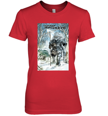 Marvel Old Man Hawkeye Comic Cover Women's Premium T-Shirt Women's Premium T-Shirt - skytshirtshop
