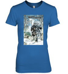 Marvel Old Man Hawkeye Comic Cover Women's Premium T-Shirt Women's Premium T-Shirt - skytshirtshop