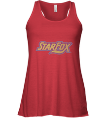 Star fox Vintage Distressed Game Logo Women's Racerback Tank Women's Racerback Tank - skytshirtshop