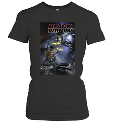 Marvel Comixology Black Widow Madame Of Masque Comic Cover Women's T-Shirt