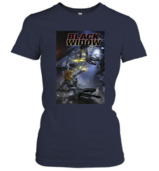 Marvel Comixology Black Widow Madame Of Masque Comic Cover Women's T-Shirt