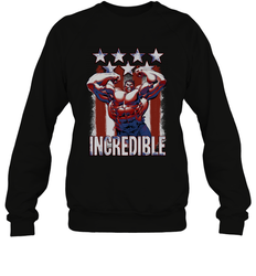 Marvel Hulk Incredible Stars and Stripes Crewneck Sweatshirt