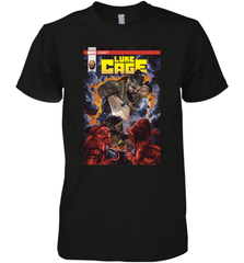 Marvel Luke Cage Power Man In Shining Armor Men's Premium T-Shirt Men's Premium T-Shirt - skytshirtshop