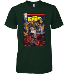 Marvel Luke Cage Power Man In Shining Armor Men's Premium T-Shirt Men's Premium T-Shirt - skytshirtshop