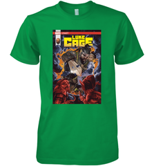 Marvel Luke Cage Power Man In Shining Armor Men's Premium T-Shirt Men's Premium T-Shirt - skytshirtshop