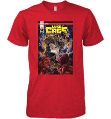 Marvel Luke Cage Power Man In Shining Armor Men's Premium T-Shirt Men's Premium T-Shirt - skytshirtshop