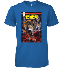 Marvel Luke Cage Power Man In Shining Armor Men's Premium T-Shirt Men's Premium T-Shirt - skytshirtshop