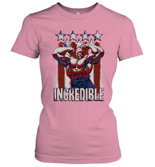 Marvel Hulk Incredible Stars and Stripes Women's T-Shirt Women's T-Shirt - skytshirtshop