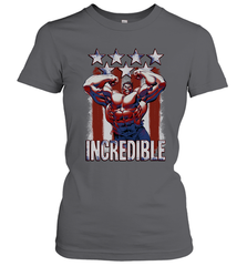 Marvel Hulk Incredible Stars and Stripes Women's T-Shirt Women's T-Shirt - skytshirtshop