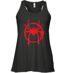 Marvel Spider Man Into the Spider Verse Red Women's Racerback Tank Women's Racerback Tank - skytshirtshop