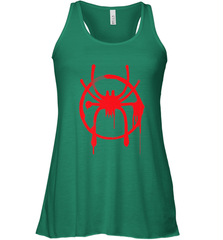 Marvel Spider Man Into the Spider Verse Red Women's Racerback Tank Women's Racerback Tank - skytshirtshop