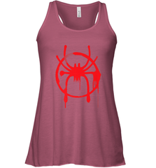 Marvel Spider Man Into the Spider Verse Red Women's Racerback Tank Women's Racerback Tank - skytshirtshop