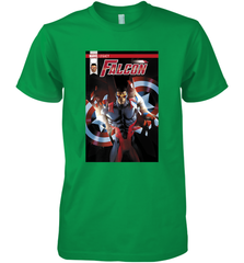 Marvel Falcon Take Flight Comic Cover Premium T Shirt Men's Premium T-Shirt Men's Premium T-Shirt - skytshirtshop