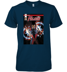 Marvel Falcon Take Flight Comic Cover Premium T Shirt Men's Premium T-Shirt Men's Premium T-Shirt - skytshirtshop
