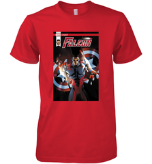 Marvel Falcon Take Flight Comic Cover Premium T Shirt Men's Premium T-Shirt Men's Premium T-Shirt - skytshirtshop