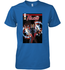 Marvel Falcon Take Flight Comic Cover Premium T Shirt Men's Premium T-Shirt Men's Premium T-Shirt - skytshirtshop