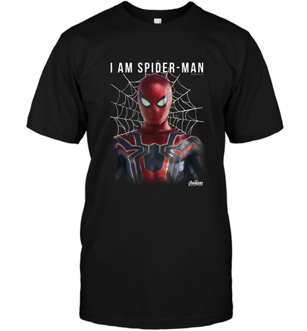 Marvel Infinity War I Am Spider Man Web Graphic Men's T-Shirt Men's T-Shirt / Black / S Men's T-Shirt - skytshirtshop