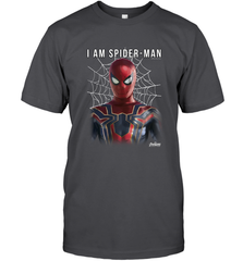 Marvel Infinity War I Am Spider Man Web Graphic Men's T-Shirt Men's T-Shirt - skytshirtshop