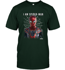 Marvel Infinity War I Am Spider Man Web Graphic Men's T-Shirt Men's T-Shirt - skytshirtshop