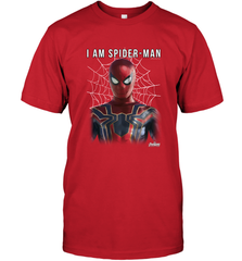 Marvel Infinity War I Am Spider Man Web Graphic Men's T-Shirt Men's T-Shirt - skytshirtshop