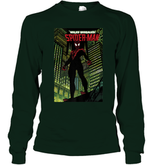 Marvel Miles Morales_ Spider Man Comic Cover Long Sleeve T-Shirt Long Sleeve T-Shirt - skytshirtshop