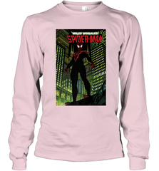 Marvel Miles Morales_ Spider Man Comic Cover Long Sleeve T-Shirt Long Sleeve T-Shirt - skytshirtshop