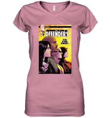 Marvel The Defenders To The End! Women's V-Neck T-Shirt Women's V-Neck T-Shirt - skytshirtshop