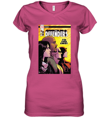 Marvel The Defenders To The End! Women's V-Neck T-Shirt Women's V-Neck T-Shirt - skytshirtshop