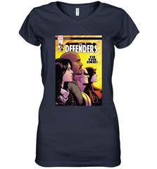 Marvel The Defenders To The End! Women's V-Neck T-Shirt Women's V-Neck T-Shirt - skytshirtshop