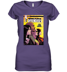 Marvel The Defenders To The End! Women's V-Neck T-Shirt Women's V-Neck T-Shirt - skytshirtshop