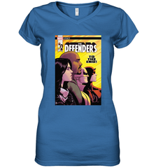 Marvel The Defenders To The End! Women's V-Neck T-Shirt Women's V-Neck T-Shirt - skytshirtshop