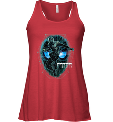 Marvel Spider Man Far From Home Stealth Suit Tech Portrait Women's Racerback Tank