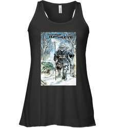 Marvel Old Man Hawkeye Comic Cover Women's Racerback Tank