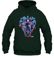 Marvel Avengers Infinity War Tech Group Hooded Sweatshirt Hooded Sweatshirt - skytshirtshop