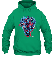 Marvel Avengers Infinity War Tech Group Hooded Sweatshirt Hooded Sweatshirt - skytshirtshop