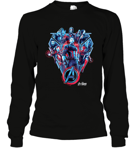 Marvel Avengers Infinity War Tech Group Long Sleeve T-Shirt Long Sleeve T-Shirt / Black / S Long Sleeve T-Shirt - skytshirtshop