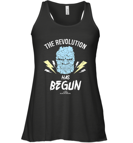 Marvel Thor Ragnarok Korg Revolution's Begun Women's Racerback Tank Women's Racerback Tank / Black / XS Women's Racerback Tank - skytshirtshop