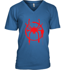 Marvel Spider Man Into the Spider Verse Red Men's V-Neck Men's V-Neck - skytshirtshop