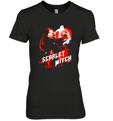 Marvel Infinity War Scarlet Witch Red Splat Women's Premium T-Shirt Women's Premium T-Shirt - skytshirtshop