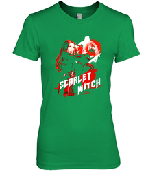 Marvel Infinity War Scarlet Witch Red Splat Women's Premium T-Shirt