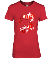 Marvel Infinity War Scarlet Witch Red Splat Women's Premium T-Shirt Women's Premium T-Shirt - skytshirtshop