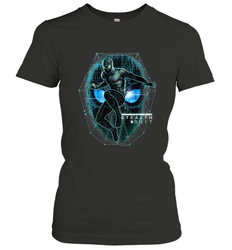 Marvel Spider Man Far From Home Stealth Suit Tech Portrait Women's T-Shirt