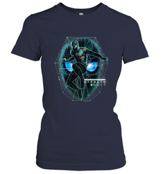 Marvel Spider Man Far From Home Stealth Suit Tech Portrait Women's T-Shirt