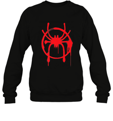 Marvel Spider Man Into the Spider Verse Red Crewneck Sweatshirt Crewneck Sweatshirt - skytshirtshop