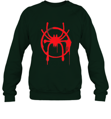 Marvel Spider Man Into the Spider Verse Red Crewneck Sweatshirt Crewneck Sweatshirt - skytshirtshop