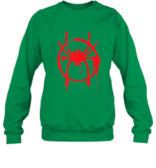 Marvel Spider Man Into the Spider Verse Red Crewneck Sweatshirt Crewneck Sweatshirt - skytshirtshop